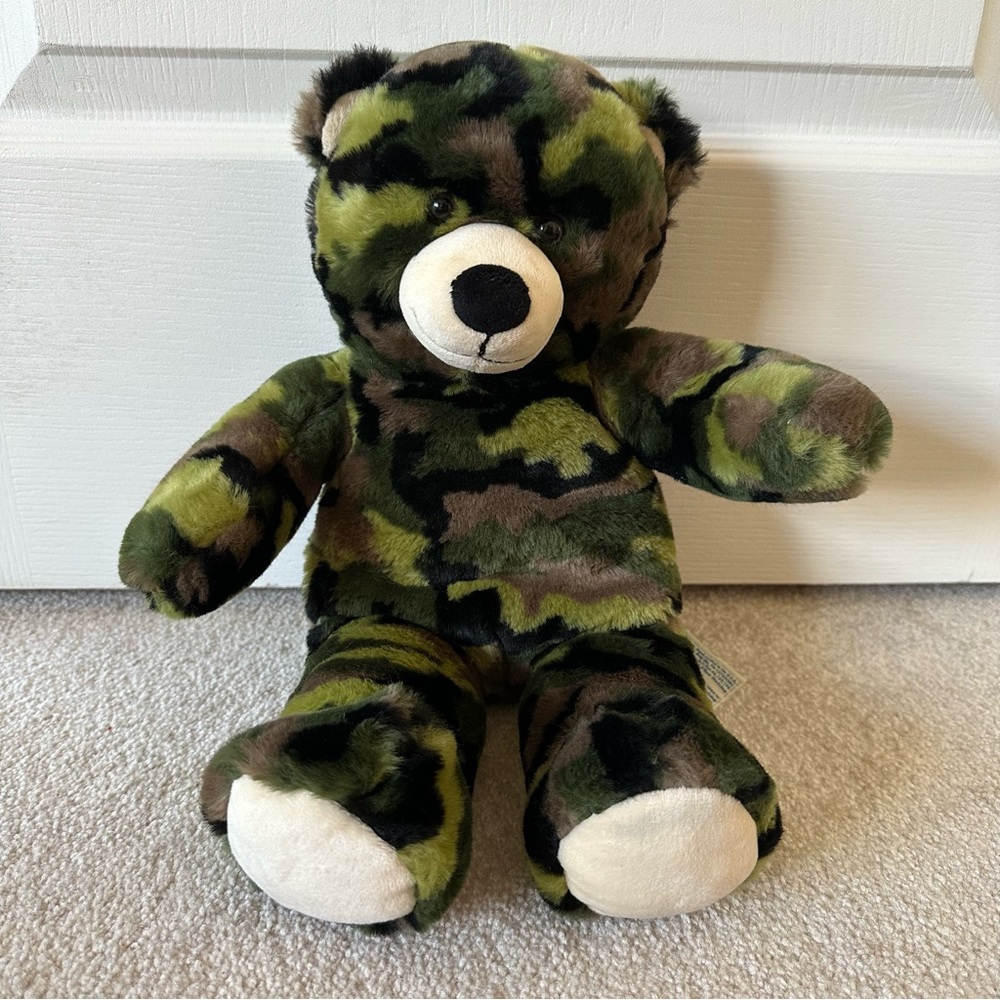 Build A Bear Camouflage Plush Bear